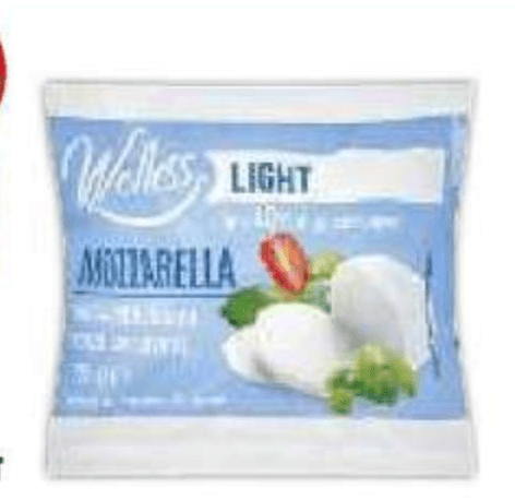 Mozzarella Light Welless 125 g in offerta da Penny