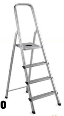 Scaletta pieghevole in alluminio in offerta da Iper La grande i