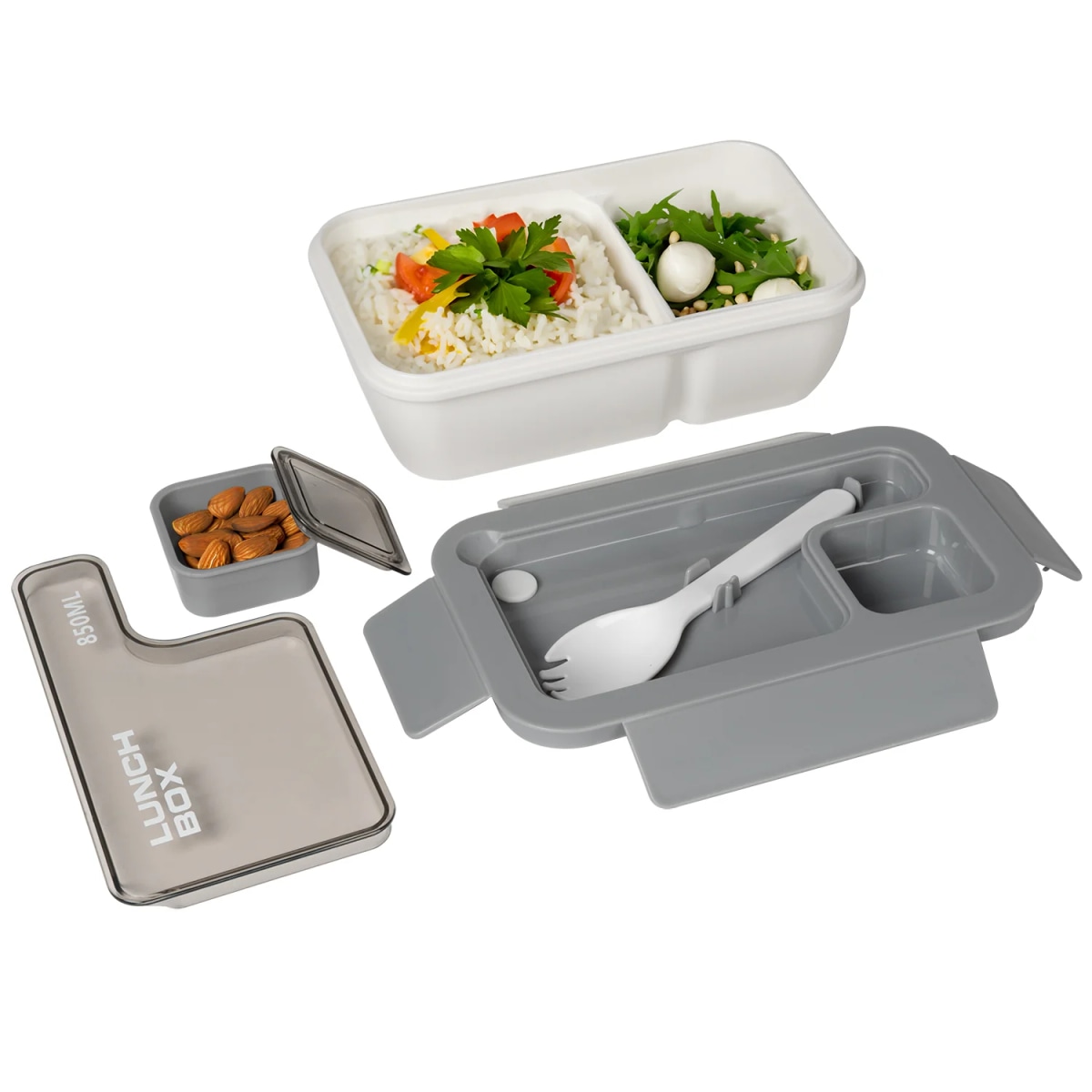 Lunch box a scomparti separati 85 cl - Offerta nel negozio Happy Casa