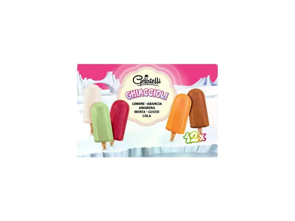 Gelatelli Ghiaccioli 12x 70 g confezione - Offerta nel negozio Lidl