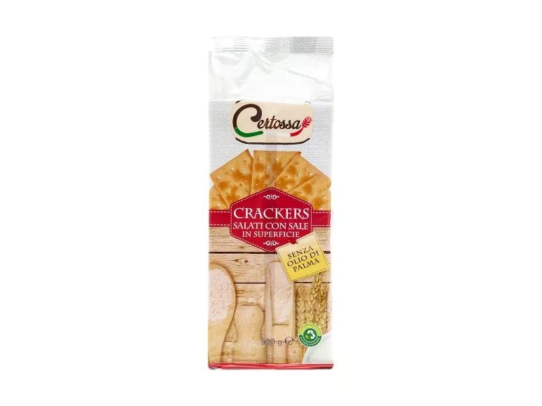 Crackers salati 500 g confezione CERTOSSA in offerta da Lidl