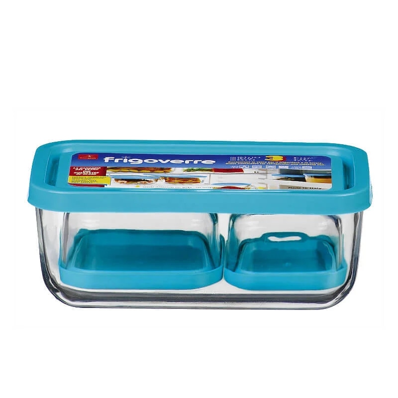 Set 3 contenitori Frigoverre 3 pezzi in offerta da Eurospin