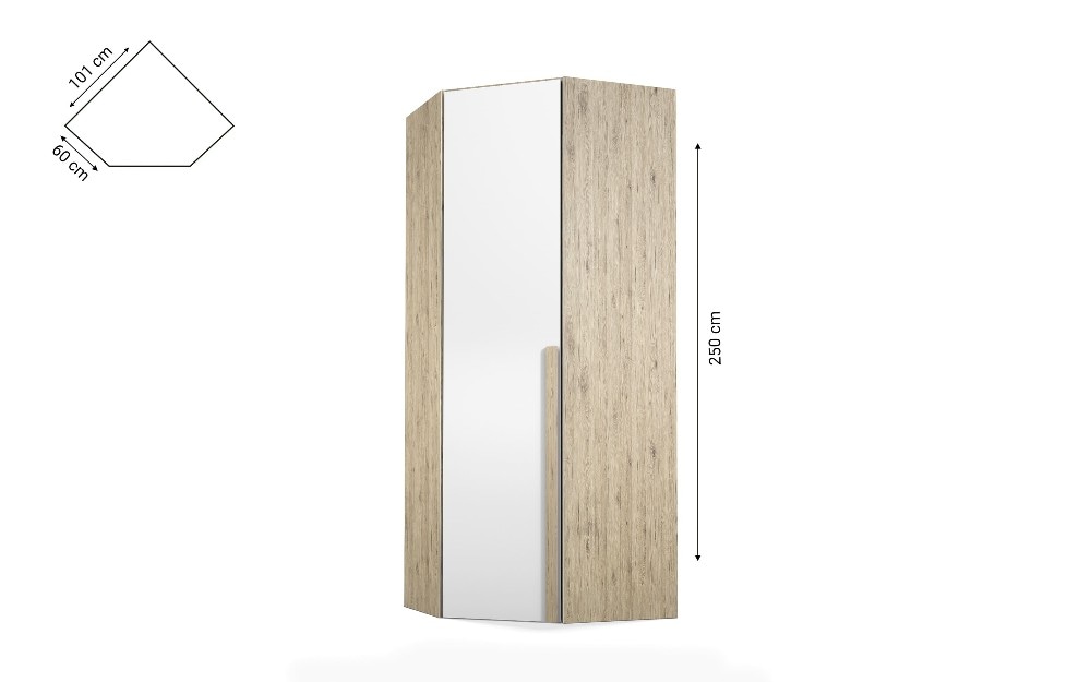 Cabina 1 anta 101x101x250h ERIKA in offerta da Mondo Convenienza