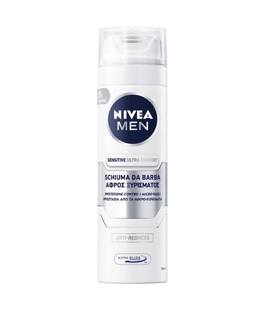 Nivea Men Sensitive schiuma da barba 200 ml in offerta da Bennet