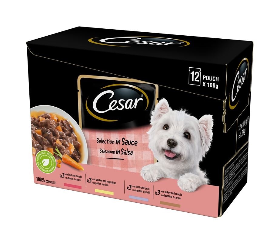 Cesar Alimento umido per cani buste 12x100 g - Offerta nel negozio Coop
