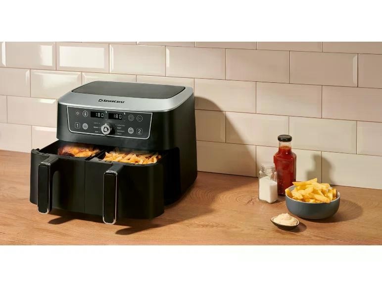 Friggitrice ad aria calda a doppio cestello 8,7 l SILVERCREST - Offerta nel negozio Lidl