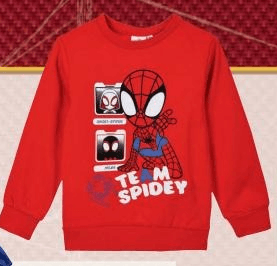 Felpa Girocollo Spidey in offerta da Carrefour