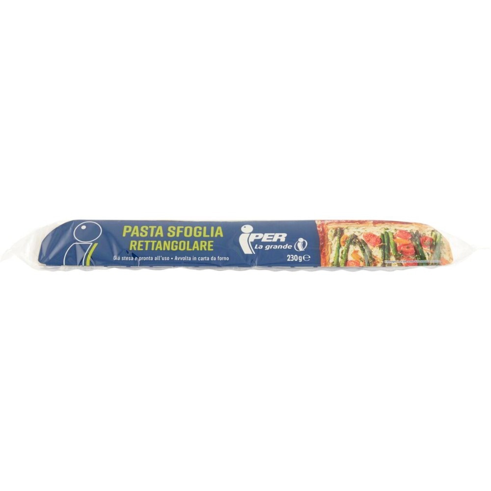 Pasta sfoglia rettangolare 230 g Iper in offerta da Iper La grande i