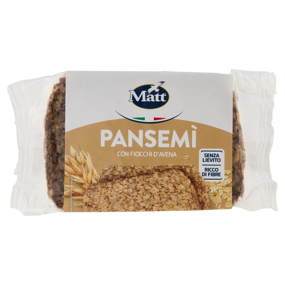 Pansemi con fiocchi d'avena Matt 300 g in offerta da Bennet
