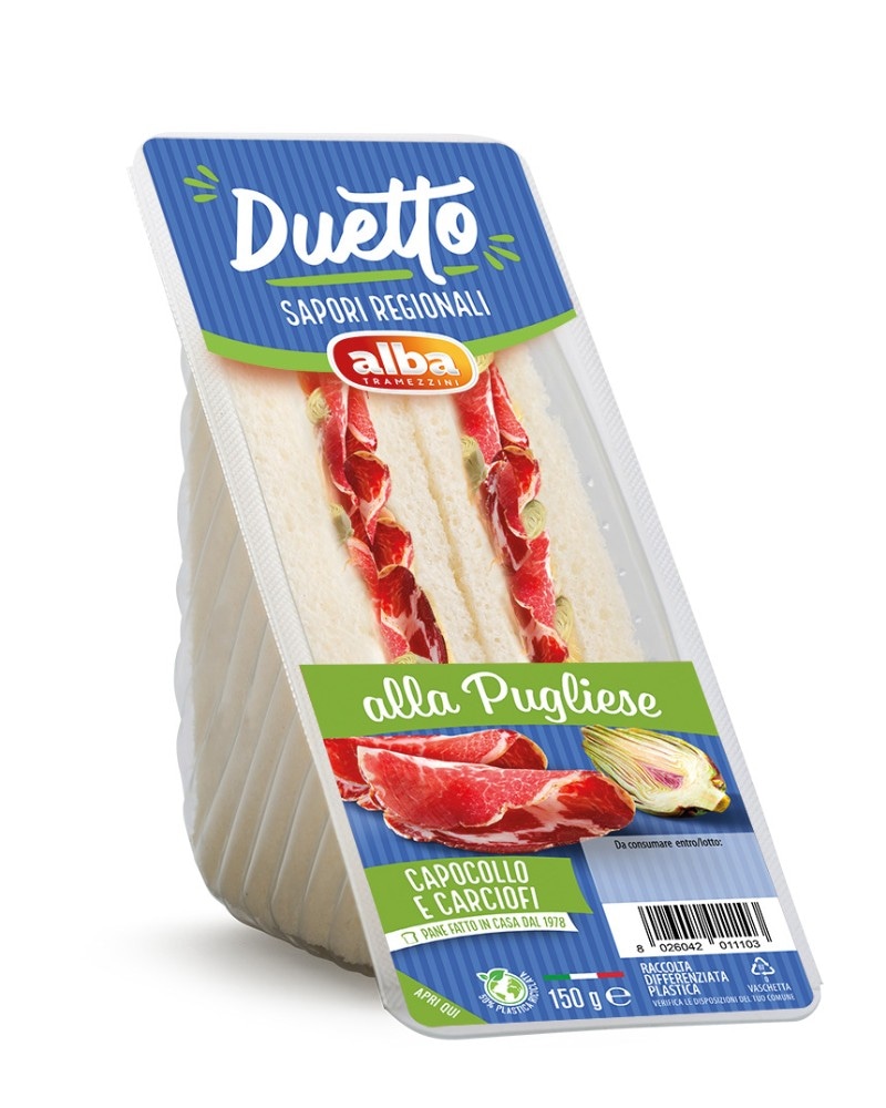 Tramezzino Duetto Sapori Regionali 150 g Alba in offerta da Il Gigante