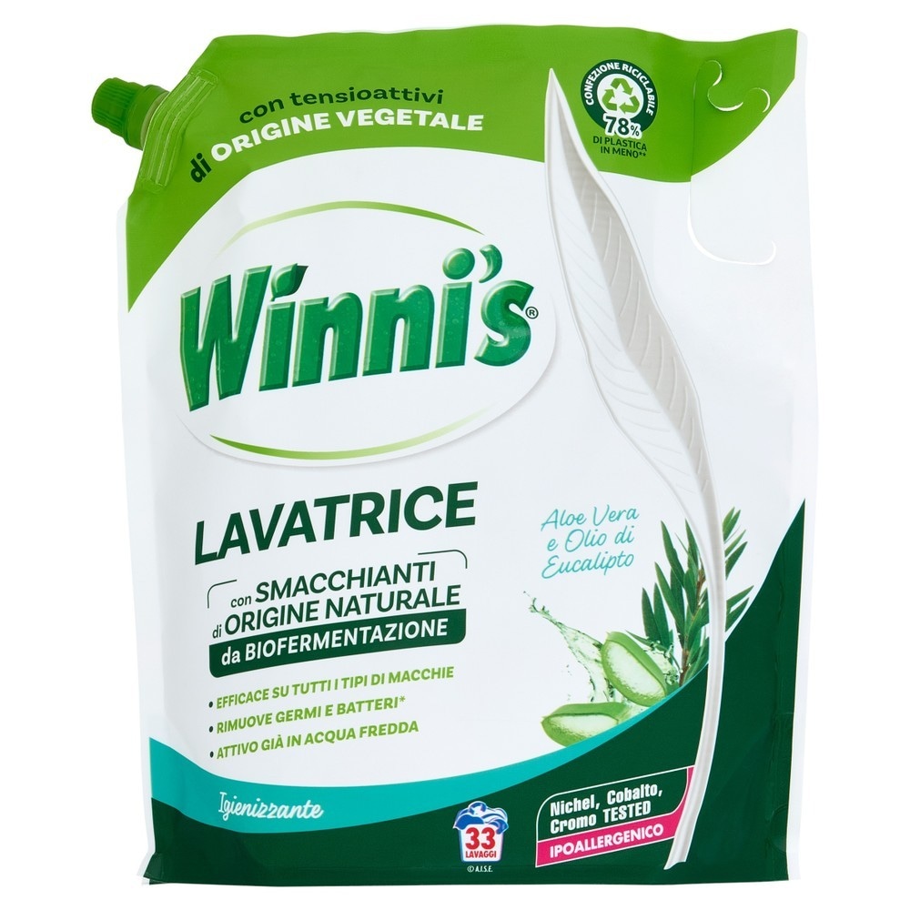 Winni's Detersivo liquido per lavatrice 1485 ml (33 lavaggi) in offerta da Lidl