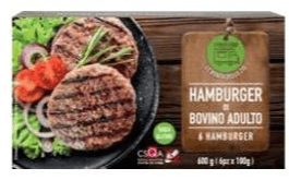 Hamburger di bovino adulto surgelati 6 x 100 g LE BONTÀ DELLO ZIO in offerta da Iper La grande i