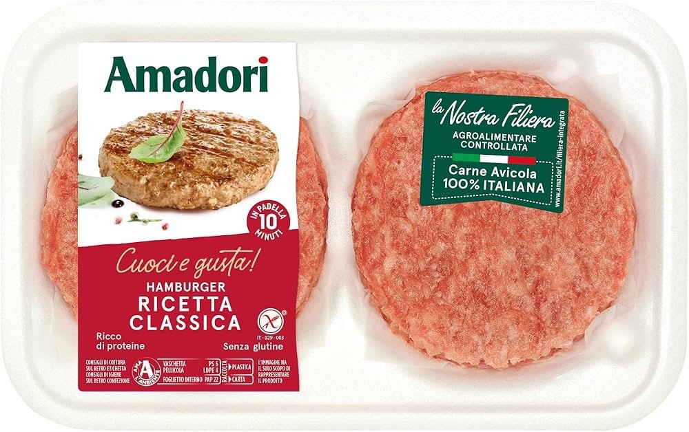 Hamburger Amadori 204 g in offerta da Il Gigante