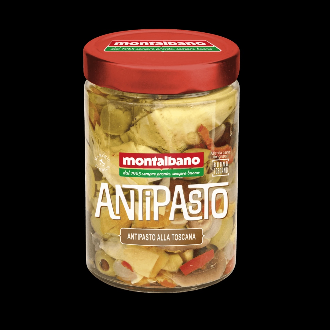 Antipasto alla Toscana Montalbano 520 g in offerta da Carrefour