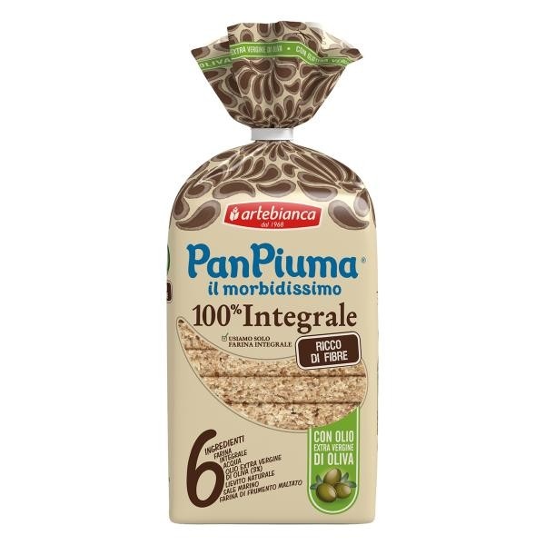 Pan Piuma 100% Integrale Ricco di Fibre Artebianca 300 g in offerta da Bennet