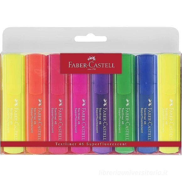 Evidenziatori Textliner Faber-Castell 8 pezzi in offerta da Esselunga