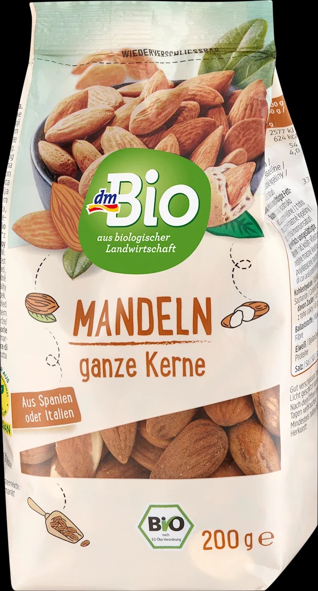 dmBio mandorle intere 200 g - Offerta nel negozio Dm