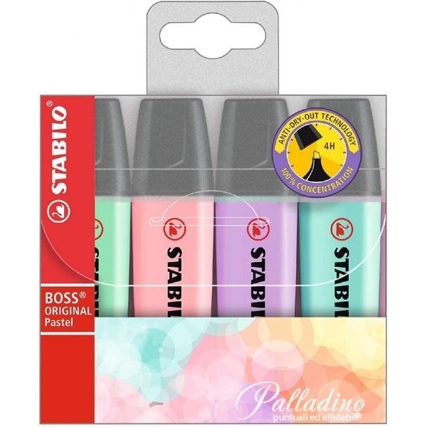 Stabilo evidenziatore 4pz in offerta da Maury's