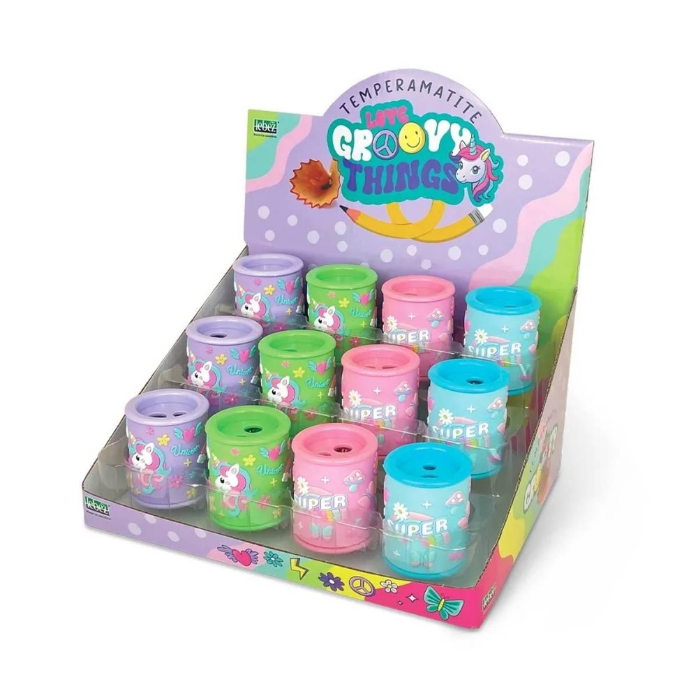 Temperino contenitore con due fori linea Groovy in offerta da Carrefour