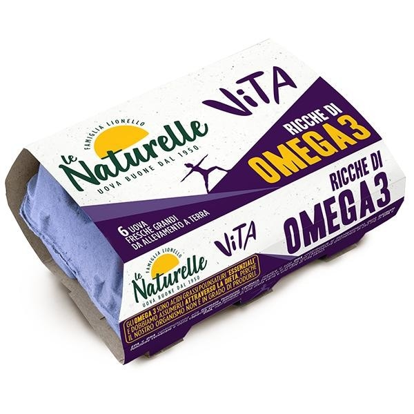 Le Naturelle Uova con Omega 3 6 pezzi in offerta da ALDI