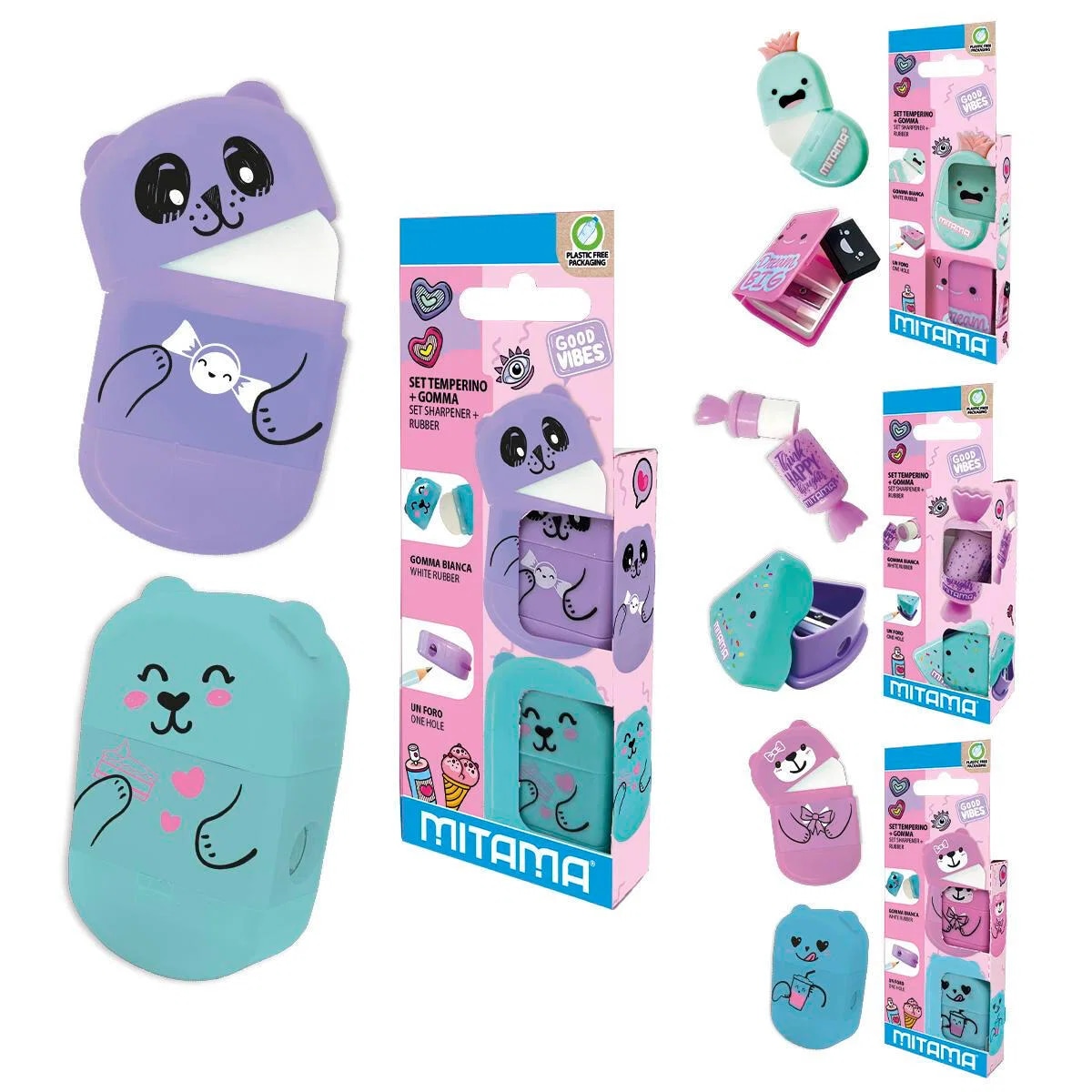 Set temperino e gomma Mitama in offerta da Carrefour