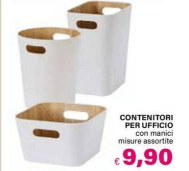 Contenitori per ufficio in offerta da Il Gigante