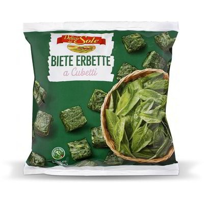 Biete erbette a cubetti 600 g in offerta da Eurospin