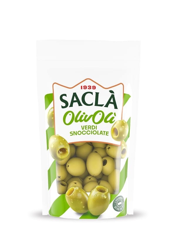 Olive verdi snocciolate o a rondelle Saclà g 85 - Offerta nel negozio Bennet