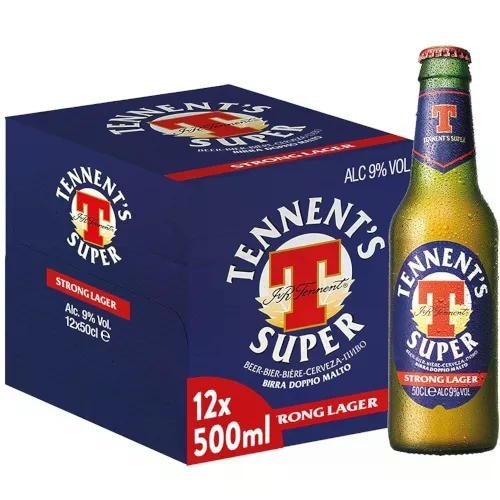 Birra Tennent's cartone conf 12 pezzi da 355 ml cad in offerta da Carrefour