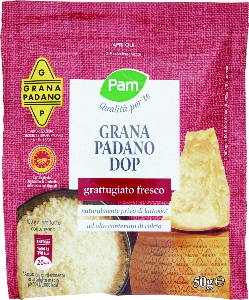 Grana Padano DOP grattugiato 200 g in offerta da Panorama
