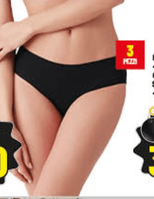 Cotonella Slip Midi invisibili 3 PEZZI - Offerta nel negozio Risparmio Casa