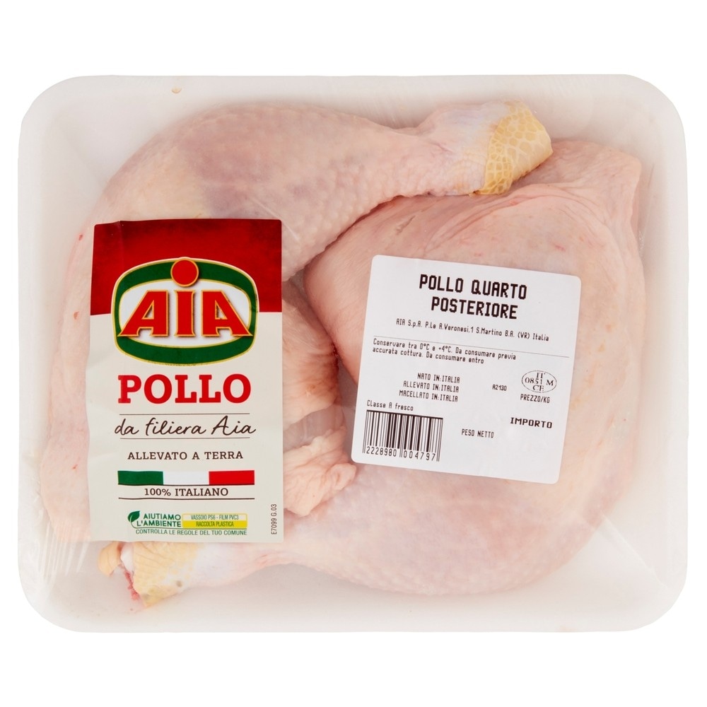 Pollo quarto posteriore AIA in offerta da Carrefour
