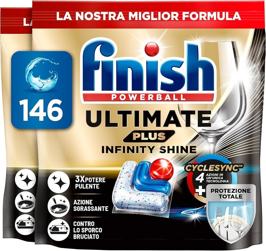 Finish Powerball Ultimate Plus 65 caps in offerta da Acqua & Sapone