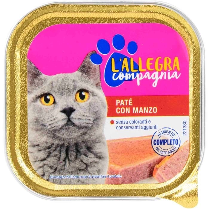 Paté per gatto L'Allegra Compagnia 100 g - Offerta nel negozio Penny