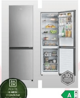 Frigorifero 2D 60 Serie 1 HDPR1618ANPK 355 LT, 185x59,5x66,7 cm HAIER in offerta da Unieuro