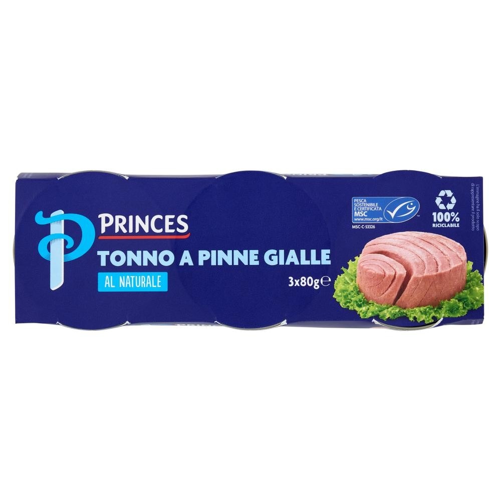 Princes tonno a pinne gialle 3x80g in offerta da Carrefour