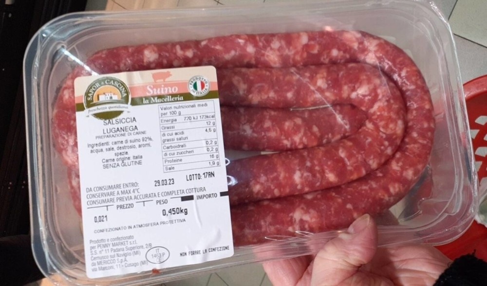 Salsiccia Toscana 450 g - Offerta nel negozio Penny