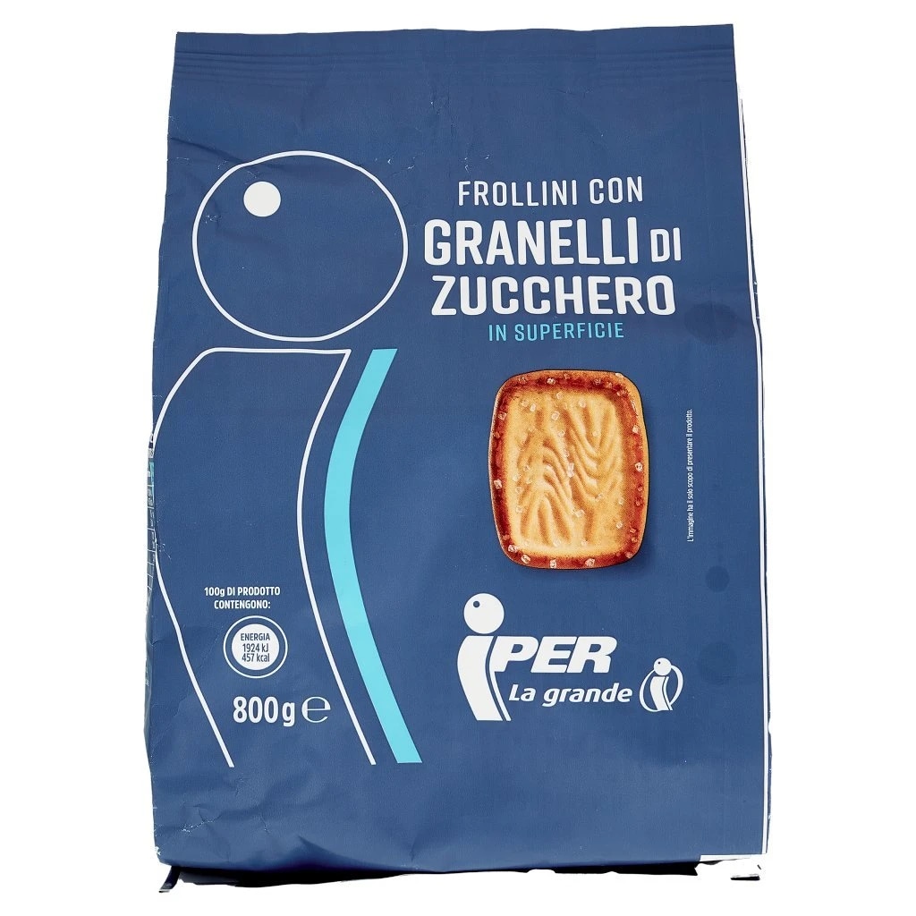 Frollini con Granelli di Zucchero in offerta da Iper La grande i