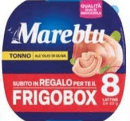Tonno all'olio di oliva Mareblu 480 g in offerta da Il Gigante