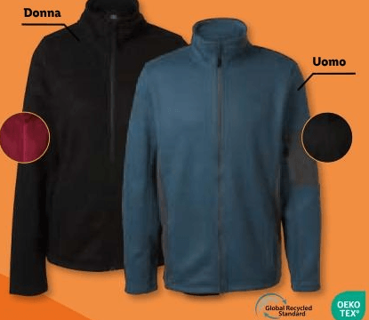 Giacca in pile CRIVIT in offerta da Lidl