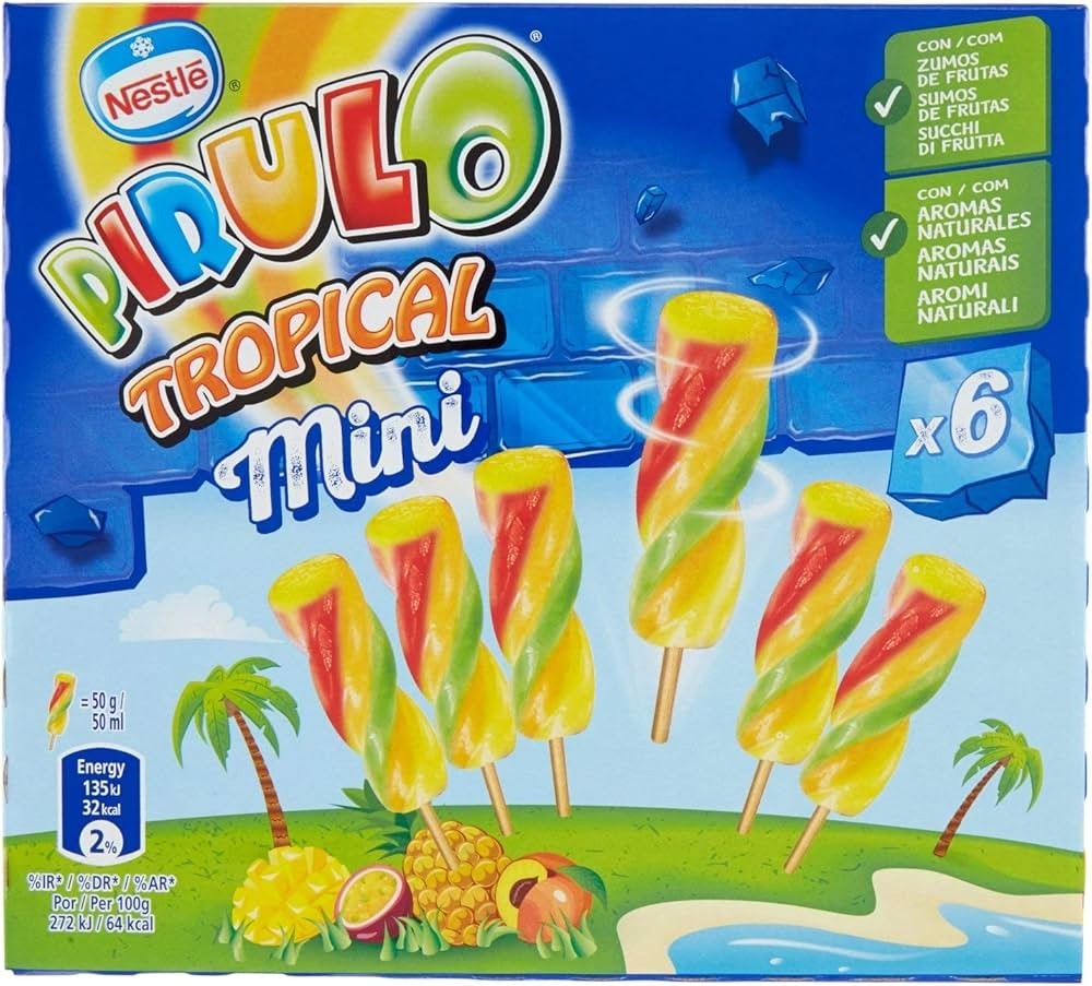 Pirulo Mini Tropical Mix 6 pezzi, 300 g Nestlé in offerta da ALDI