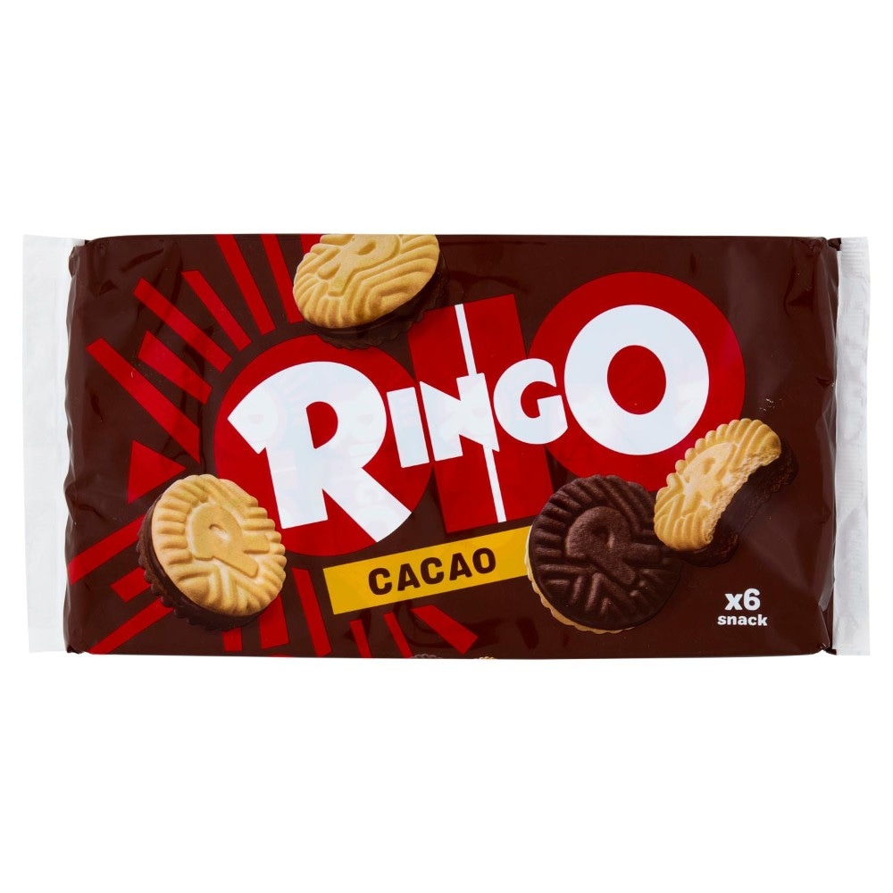 Biscotti Ringo cacao, vaniglia o nocciola conf. 6 pezzi, 330 g Pavesi in offerta da Iper La grande i