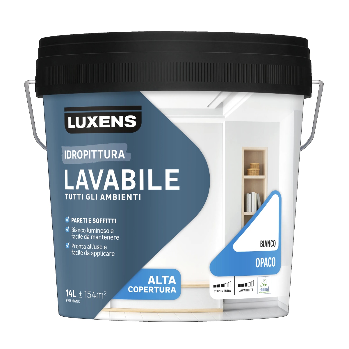 Idropittura lavabile 14 L Luxens - Offerta nel negozio Leroy Merlin