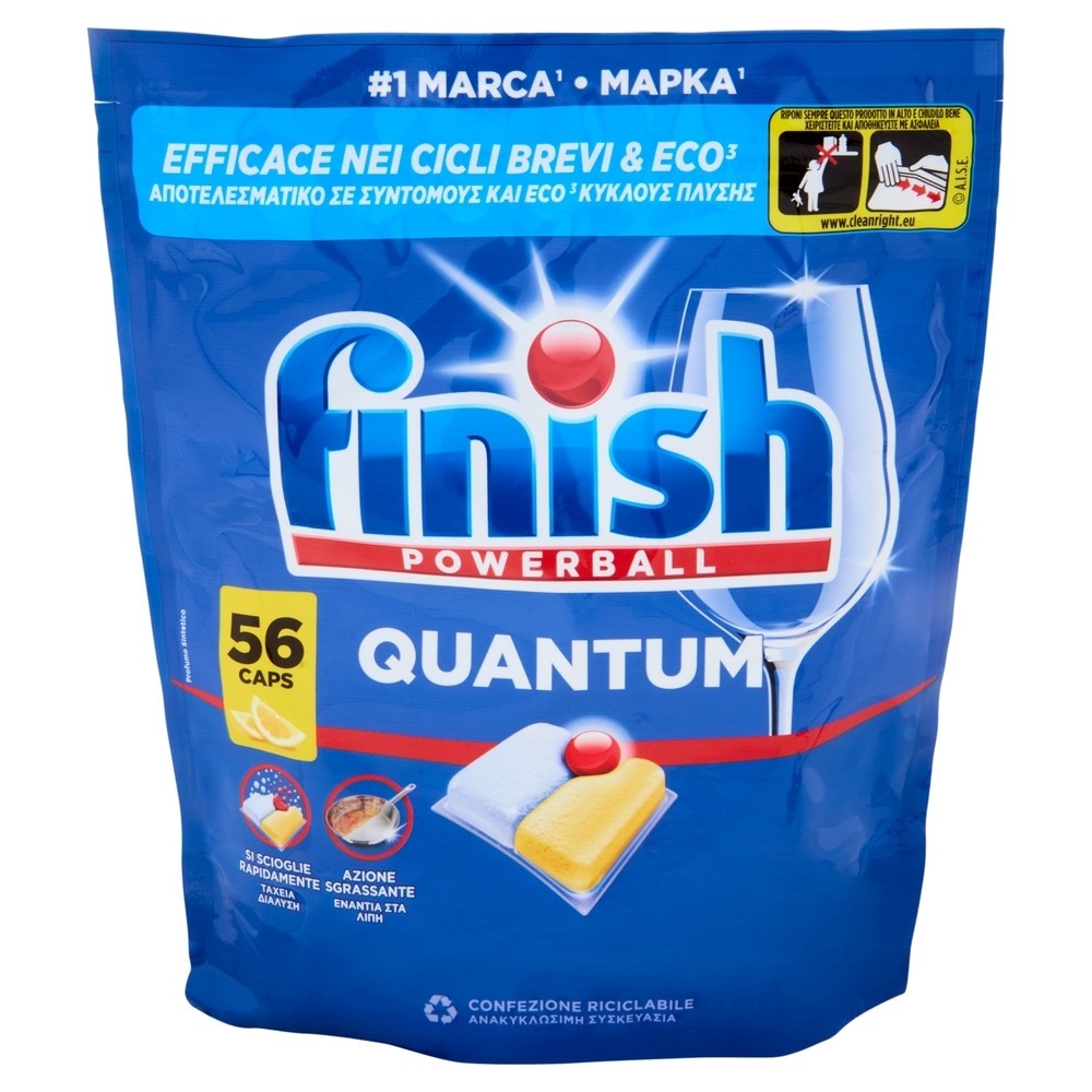 FINISH caps lavastoviglie 56 pz in offerta da Tigota