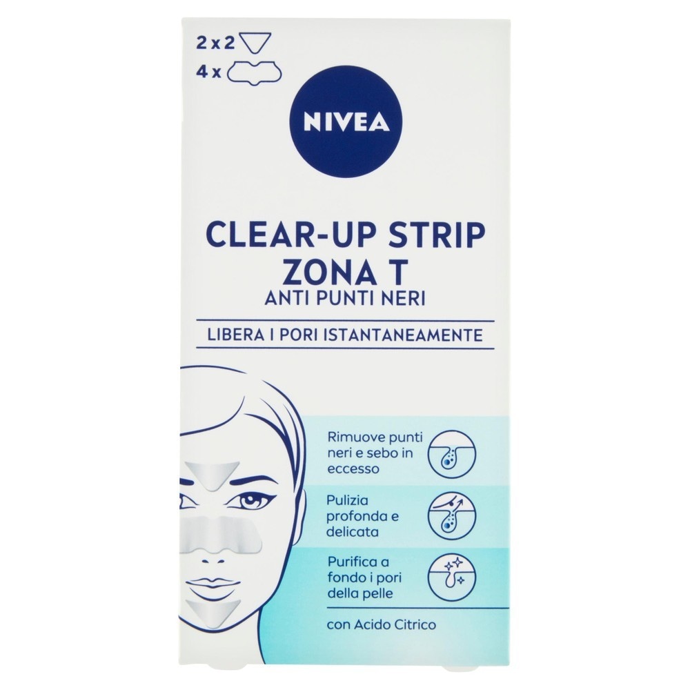 Clear-Up Strip Zona T conf. da 6 NIVEA in offerta da Bennet