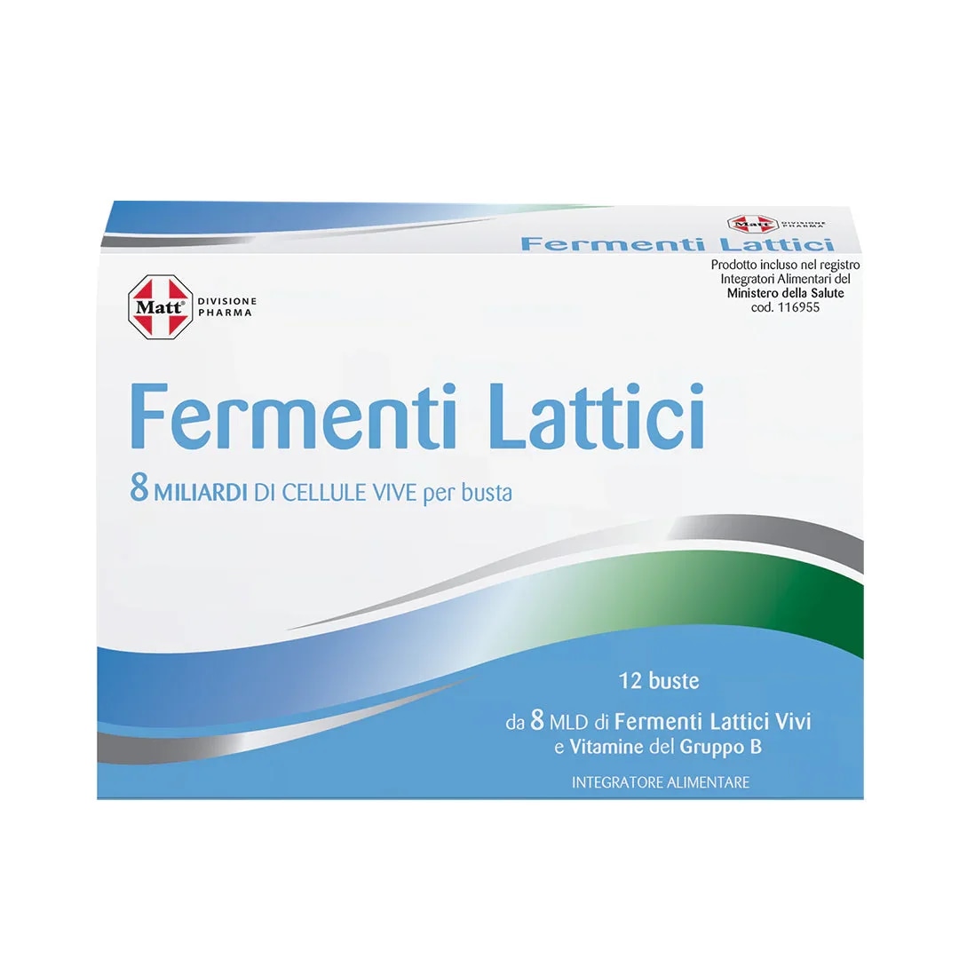 Fermenti Lattici 12 bustine Matt Divisione Pharma in offerta da Bennet