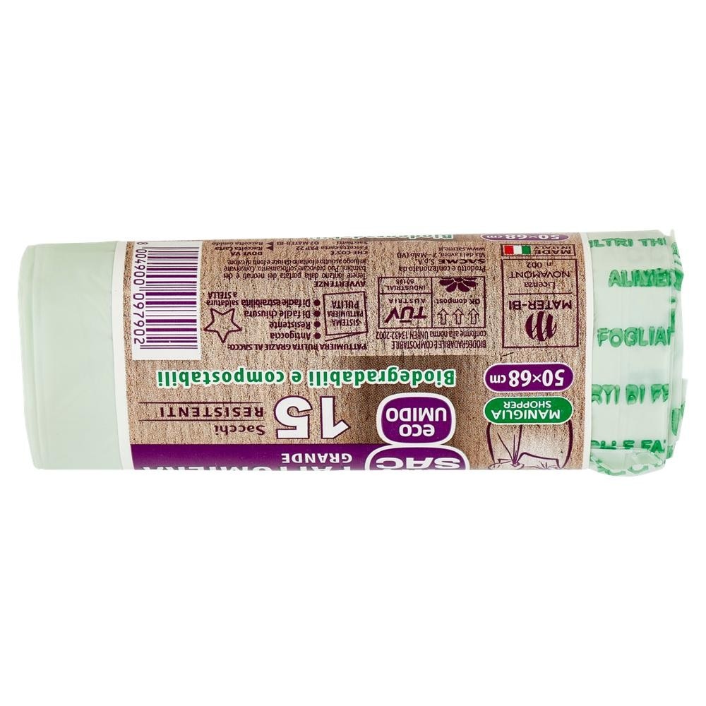 Sacme Sacco 30 Lt, 50x68 cm, 15 pezzi - Offerta nel negozio Happy Casa
