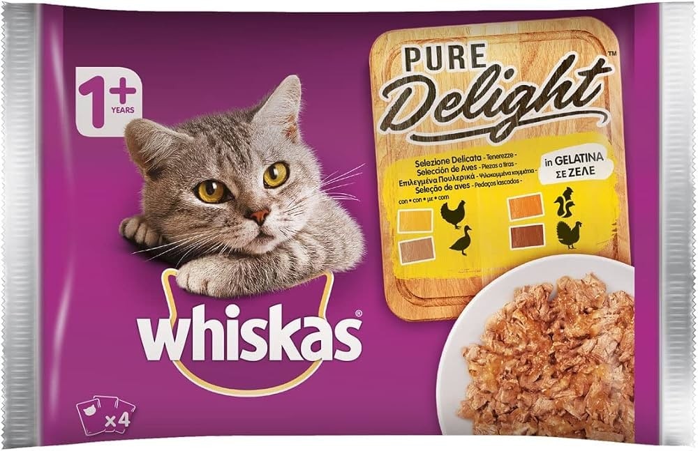 Whiskas Pure Delight 4 pz - 340 g in offerta da Penny