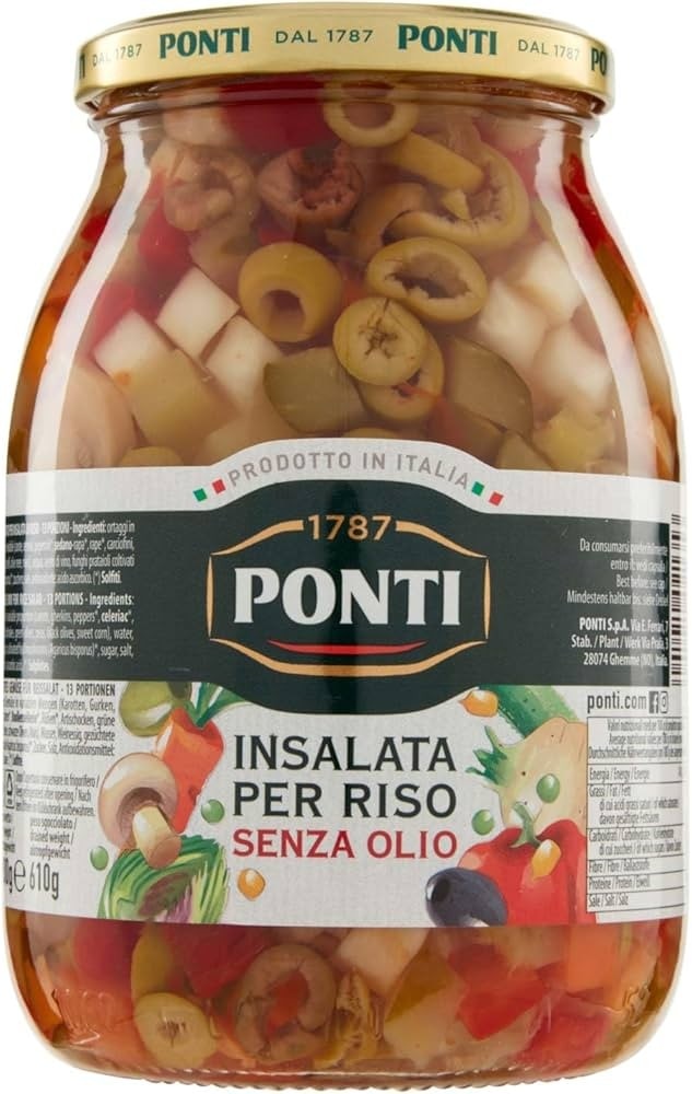 Insalata per riso senza olio Ponti 610 g - Offerta nel negozio Iper La grande i