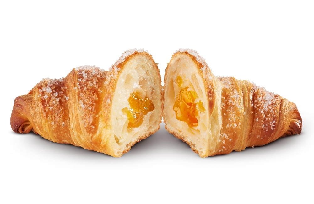 Cornetto lamponi, caramello salato, arancia amara in offerta da DeSpar